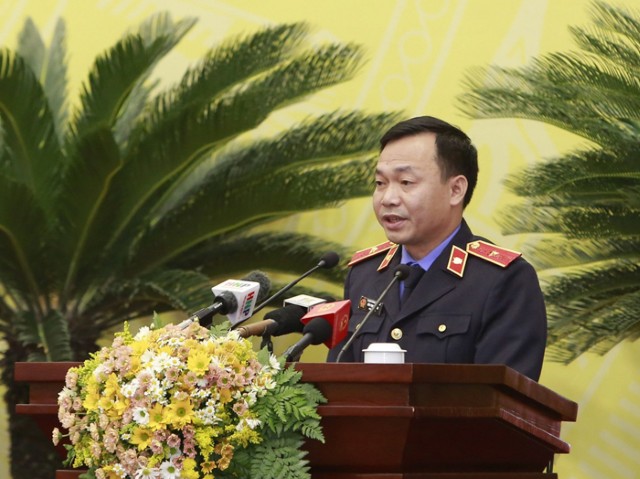 Viện trưởng Viện Kiểm sát Nhân dân Thành phố báo cáo công tác kiểm sát